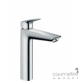 Смеситель для раковины с донным клапаном pop-up Hansgrohe Logis 71090000 Хром