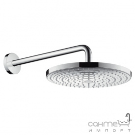Верхний душ настенного монтажа Hansgrohe Raindance Select S 300 2jet 27378400 хром-белый