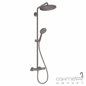 Душевая стойка с термостатом Hansgrohe Raindance Croma Select S 280 EcoSmart 26891340 черный браш