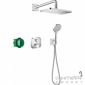Душевая система скрытого монтажа Hansgrohe Croma E 280 1jet 27953000 хром