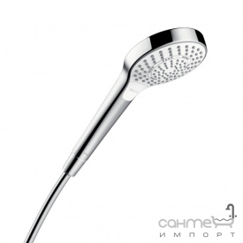 Ручной душ версия EcoSmart Hansgrohe Croma Select S Multi 26801400 белый/хром