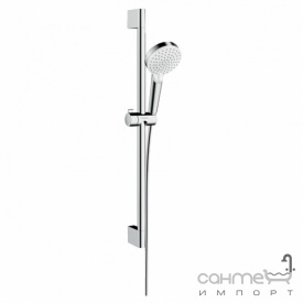 Душевой гарнитур Hansgrohe Crometta Vario Green 26555400 белый/хром