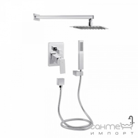 Душевая система скрытого монтажа Qtap Aquarius QTAQA64103NGC хром