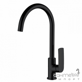 Смеситель для кухни Volle Cante 1512.111004 de la noche матовый черный