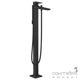 Смеситель для ванны напольный Hansgrohe Metropol 32532340 черный браш