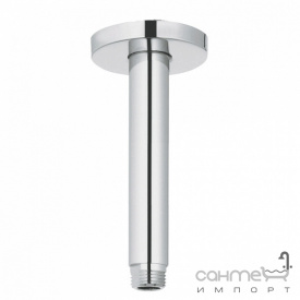 Потолочный кронштейн Hansgrohe Ceiling connector S 100 mm 27393000 хром