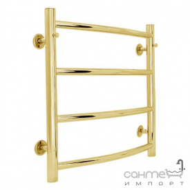 Водяной полотенцесушитель Laris Классик П4 500х500 золотой