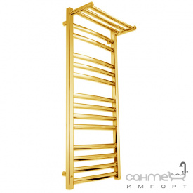 Водяной полотенцесушитель Laris Гранд с полкой П14 71207604B бронза