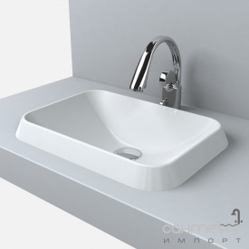 Раковина мебельная Фортуна Альбена 450x320 RAL5015 синяя