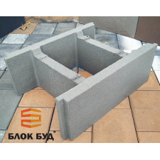 Блок опалубковий 390х190х500 (несъемная опалубка)
