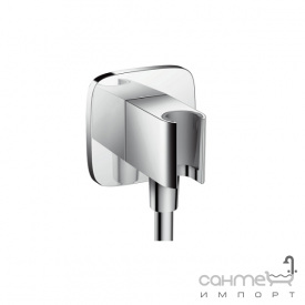 Настенный держатель ручного душа Hansgrohe Fixfit Porter E 26485000 хром
