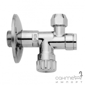 Вентиль угловой с фильтром Bugnatese Accessori 19250 CR хром