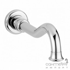 Излив для ванны 19см настенный Bugnatese Accessori 19325 CSCR потертый хром