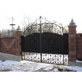 Ворота кованые Декор, Декор плюс