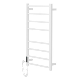 Электрический полотенцесушитель VOLLE CUADRO L 120W 500x900мм таймер термостат 70 градусов Цельсия? blanco