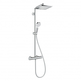 HANSGROHE CROMETTA E 240 1jet Showerpipe душевая система с термостатом, хром