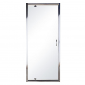 EGER Дверь в нишу 80x195см распашная профиль хром стекло прозрачное 5мм