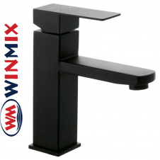 Смеситель для умывальника Winmix KUB Black из нерж. стали (Chr-001), Польша