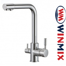 Смеситель для кухни Ухо Winmix Premium Hans Chr-021 с дополнительным краном под осмос