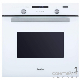 Встраиваемый электрический духовой шкаф Interline Steam Inside OEG 590 ETS WA белое стекло