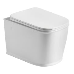 VOLLE PUERTA RIM унитаз 50,5*36*33см подвесной, сиденье твердое Slim slow-closing Днепр