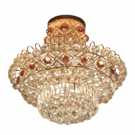 Люстра хрустальная Brille 60W E14 Золотистый