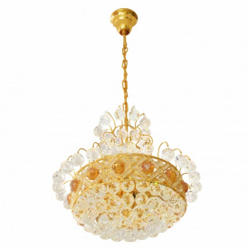Люстра хрустальная Brille 40W E14 Золотистый