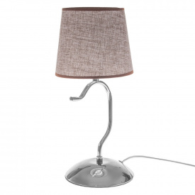 Настольная лампа классическая Brille 60W BKL-657 Хром