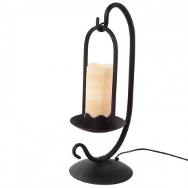 Настольная лампа свеча Brille 60W BKL-221 Черный