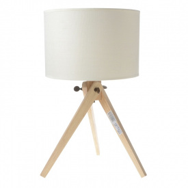 Настольная лампа скандинавский на деревянной опоре Brille 40W TL-149 Коричневый
