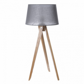 Настольная лампа в современном стиле Brille 60W BKL-577 Коричневый