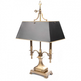 Настольная лампа лофт Brille 60W BL-202 Латунь