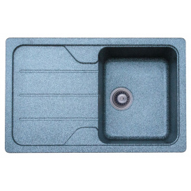 Мойка гранитная для кухни Platinum 7850 VERONA матовая Антрацит