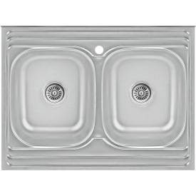 Кухонная мойка Kroner (Krp) Satin-6080Z D0.8T180