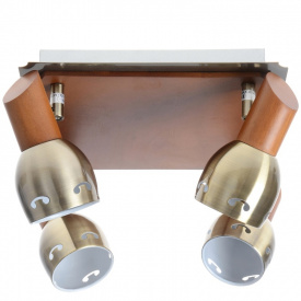 Светильник спот Brille Металл 40W HTL-110 Коричневый 176314