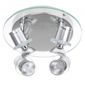 Светильник спот Brille Стекло 40W HTL-54 Серебристый 176192