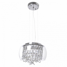 Люстра подвесная Brille 24W Хром