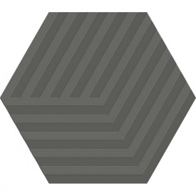 Плитка Argenta Gallery Cube Dark Hex 8х160х140 мм (519695)