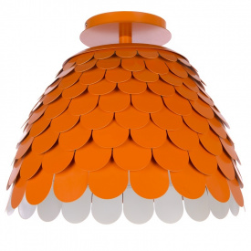 Люстра Brille Чешуя 60W E27 Оранжевый