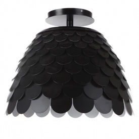 Люстра Brille Чешуя 60W E27 Черный