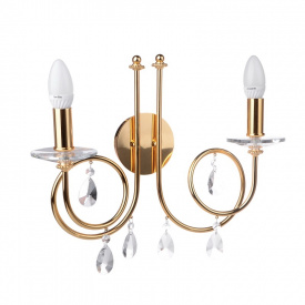 Бра свеча Классическое Brille 60W BCL-408 Золотистый