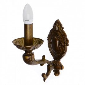 Бра свеча Классическое Brille 40W BKL-040 Коричневый