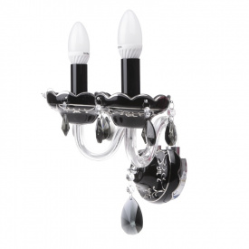 Бра хрустальное свеча Классическое Brille 60W BCL-274 Черный