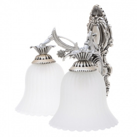 Бра Барокко Brille 60W BKL-036 Серебристый