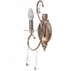 Бра хрустальное свеча Дворцовый Brille 60W BCL-660 Золотистый