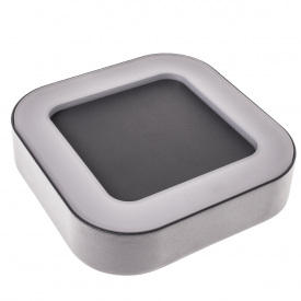 LED подсветка Brille Пластик 12W AL-244 Серый 34-207