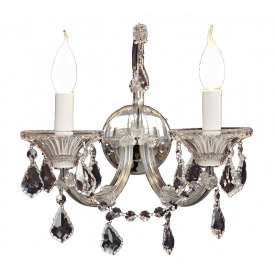 Бра хрустальное свеча Барокко Brille 40W CR-405 Бесцветный