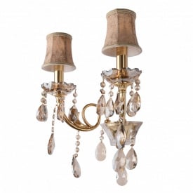 Бра хрустальное Классическое Brille 60W BCL-313 Золотистый