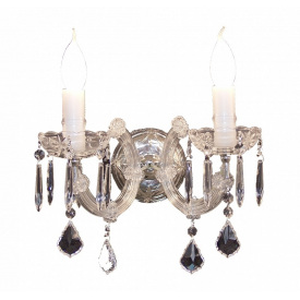Бра хрустальное свеча Барокко Brille 40W CR-603 Бесцветный