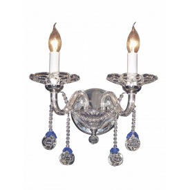 Бра хрустальное свеча Барокко Brille 40W CR-409 Бесцветный